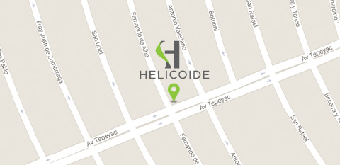 Mapa de ubicación Helicoide